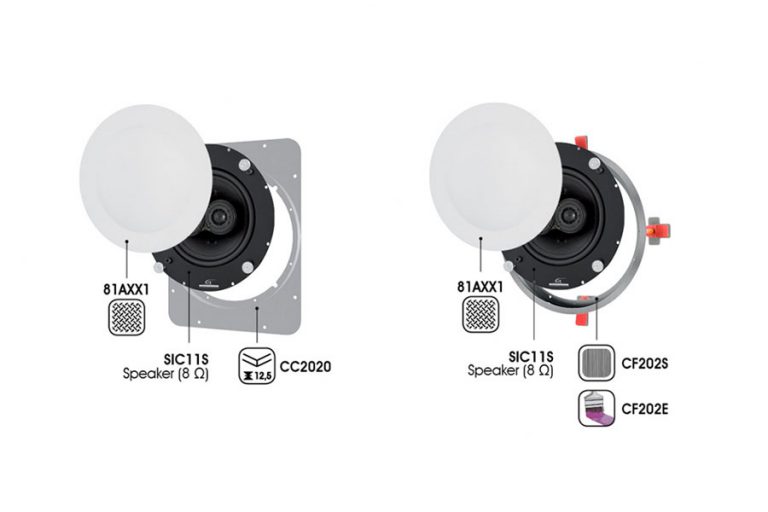 Haut parleur mural encastrable Garvan SIC11S