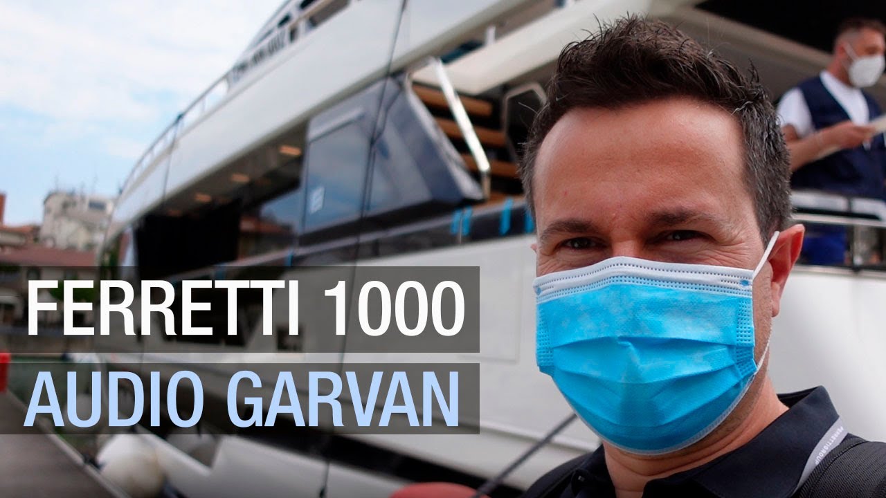 Diffusori Garvan su yacht Ferretti