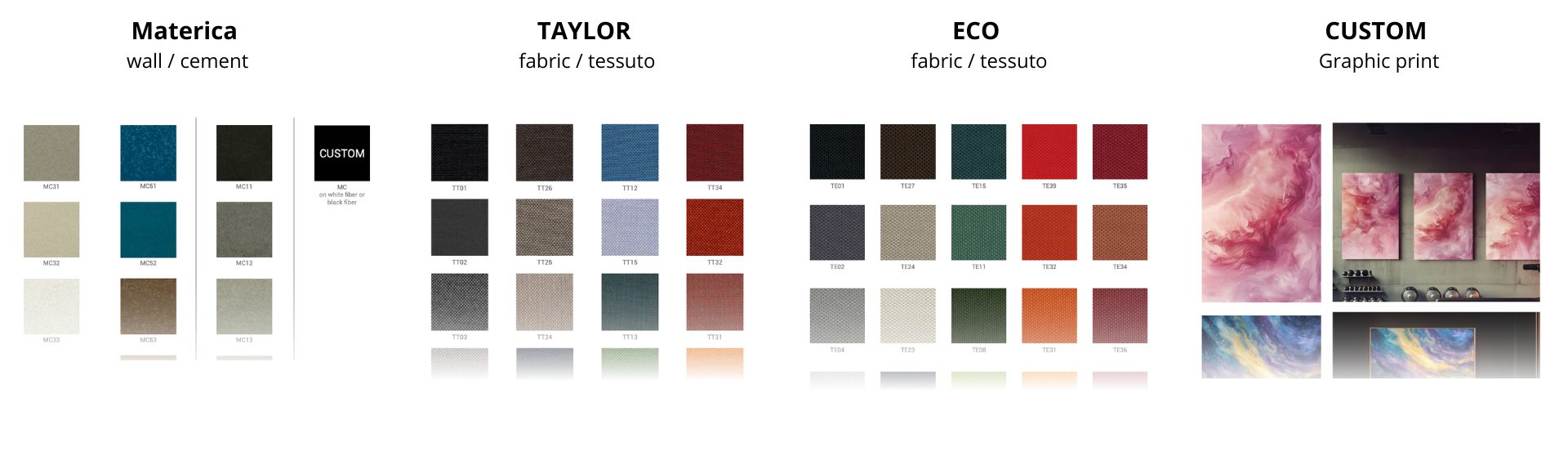 Panneaux acoustiques personnalisés avec finitions et couleurs sur mesure