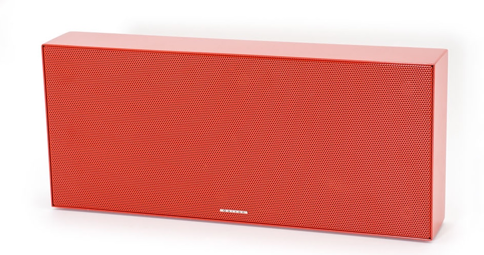Garvan KB316 design speaker with red finish