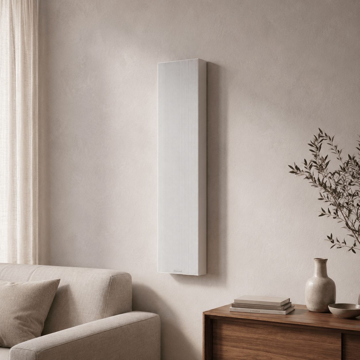 Cassa acustica da parete LCR Garvan KW513 per impianti home cinema e Hi-Fi